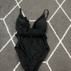 J. Crew One Piece Black Swimsuit